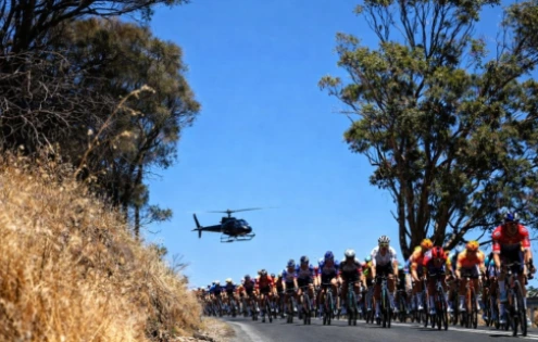 Willunga Hill vyškrtnuta z programu. Tour Down Under 2026 zasáhla extrémní vedra a riziko požárů