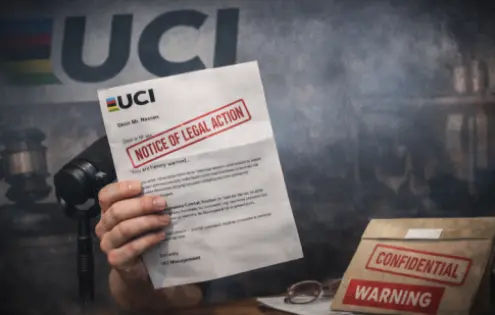 Podcaster obdržel výhružný dopis od UCI. Případ předal etické komisi