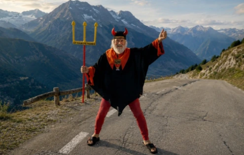 Legendárního Ďábla z Tour de France okradli. Zloději vykradli jeho karavan