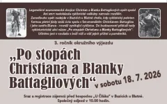 Po stopách Christiana a Blanky Battagliových. Pietní jízda připomene legendy české cyklistiky