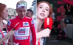 Vuelta řeší trapný incident. Influencerka pobouřila chováním k Pogačarovi