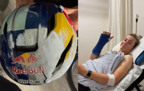 Zoe Backstedt po pádu: „Helma mi zachránila život“