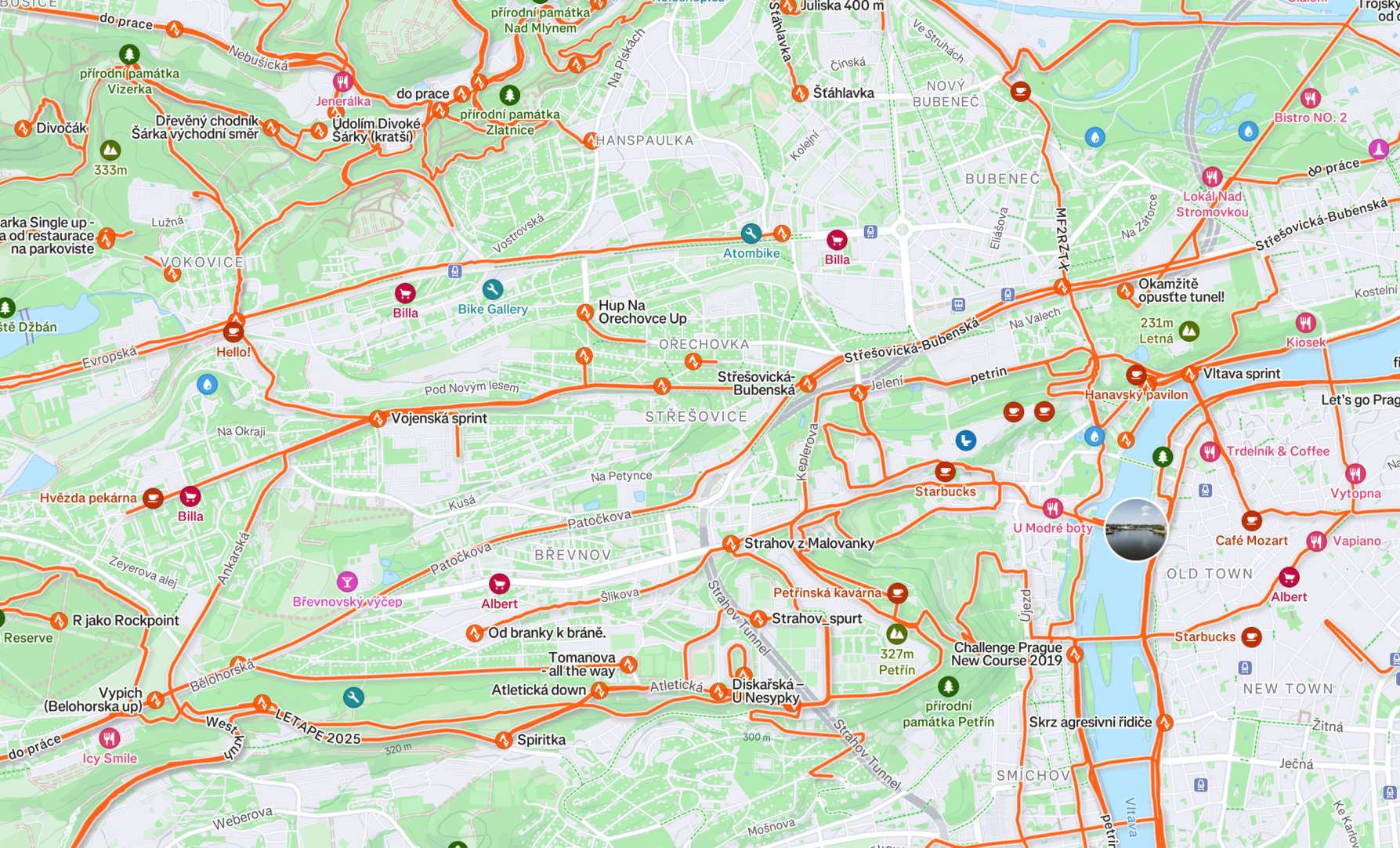 Mapa segmentů