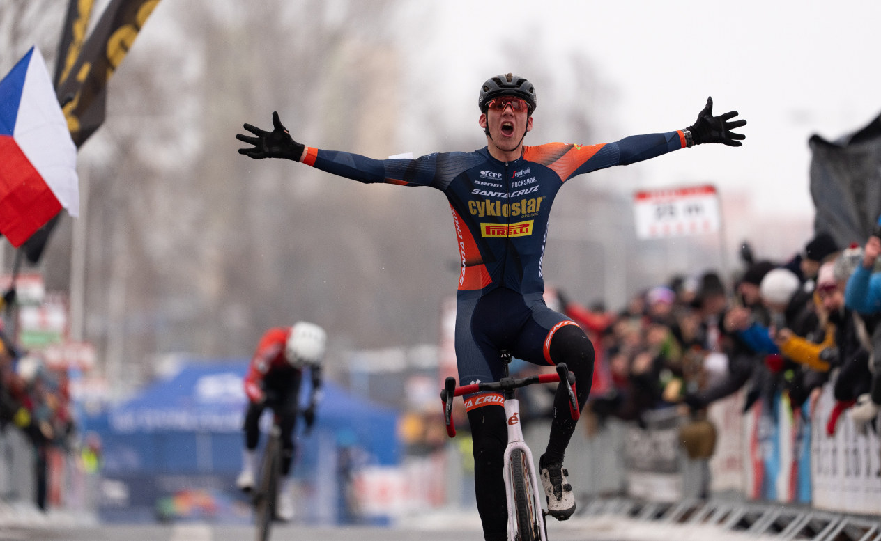 Kryštof Bažant si dojel pro první titul mistra republiky mezi elitou