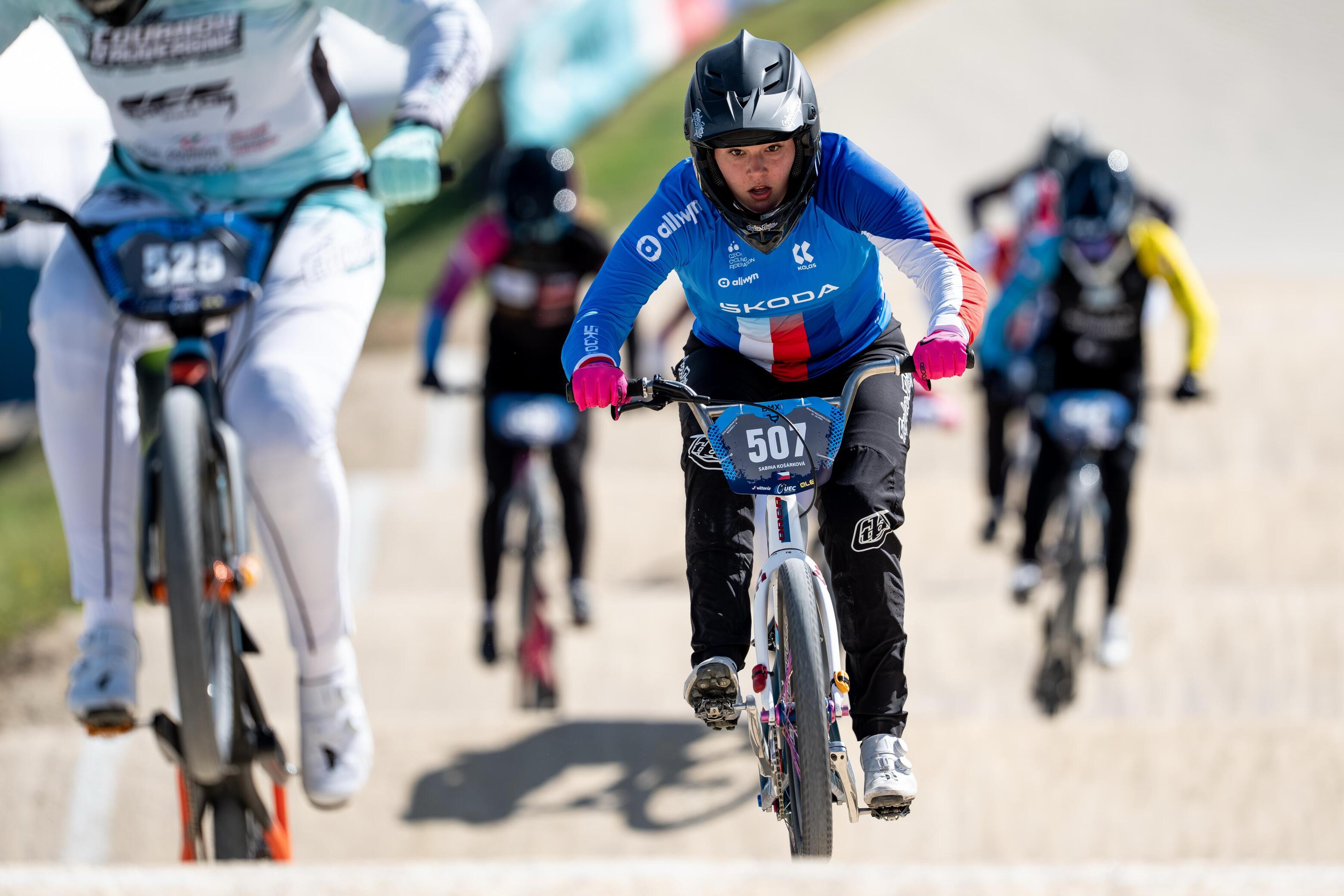 Sabina Košárková během závodu v Benátkách nad Jizerou