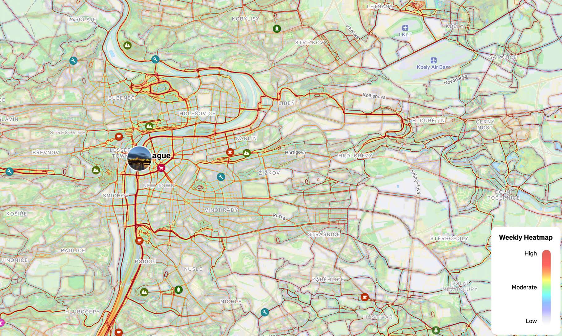 Heat mapa